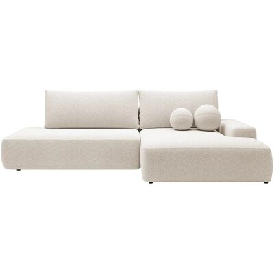 Daviso Beigefarbenes Ecksofa mit Bettfunktion Daviso Beigefarbenes Ecksofa mit Bettfunktion
