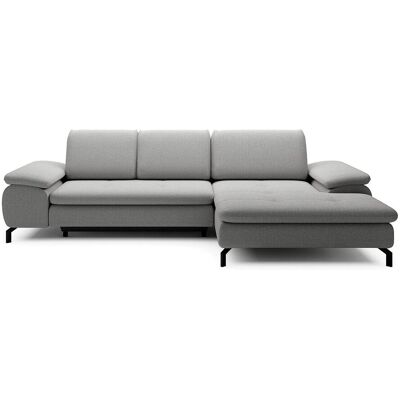 Vente-unique Schlafsofa Archibald Grau 265 cm Vente-unique Schlafsofa Archibald Grau 265 cm