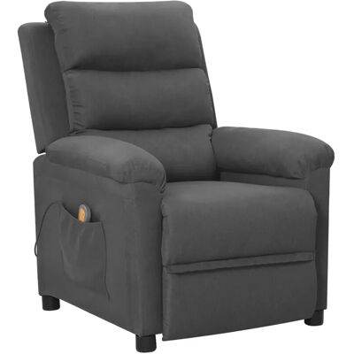 VIDAXL Nova - Relaxsessel mit Massagefunktion - Dunkelgrau VIDAXL Nova - Relaxsessel mit Massagefunktion - Dunkelgrau