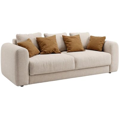 Vente-unique Schlafsofa Zabano Beige 250 cm Vente-unique Schlafsofa Zabano Beige 250 cm
