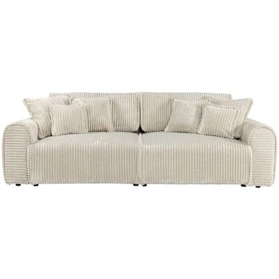 Vente-unique Schlafsofa Telaro Beige 286 cm Vente-unique Schlafsofa Telaro Beige 286 cm