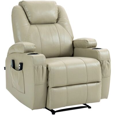 DELUKE Lounger Sessel PORTO Kunstleder Creme 83x94x105cm Loungesessel Wohnzimmer Bequem Lounger Clubsessel Sofa Hotelsessel DELUKE Lounger Sessel PORTO Kunstleder Creme 83x94x105cm Loungesessel Wohnzimmer Bequem Lounger Clubsessel Sofa Hotelsessel