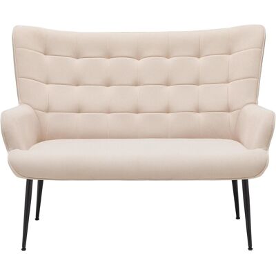 Mömax 2-Sitzer-Sofa Dallas Creme ca. 128x99x79cm Mömax 2-Sitzer-Sofa Dallas Creme ca. 128x99x79cm