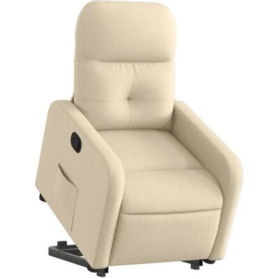 vidaxl Cremfarbener elektrischer Lift-Sessel - Relaxsessel vidaxl Cremfarbener elektrischer Lift-Sessel - Relaxsessel