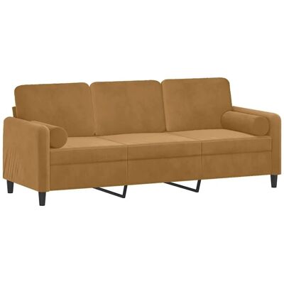 vidaXL 3-Sitzer Sofa - Moderner Samt - Stabiles Gestell vidaXL 3-Sitzer Sofa - Moderner Samt - Stabiles Gestell