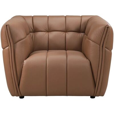 Vente-unique Sessel Mit Gerader Rückenlehne Dugori Camel 106.5 cm Vente-unique Sessel Mit Gerader Rückenlehne Dugori Camel 106.5 cm