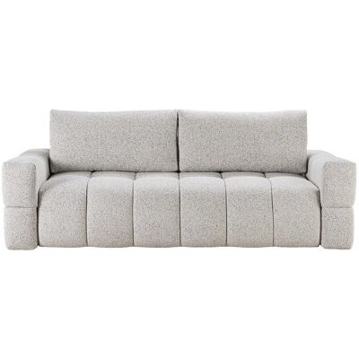 Vente-unique Schlafsofa Issoro Hellgrau 252 cm Vente-unique Schlafsofa Issoro Hellgrau 252 cm