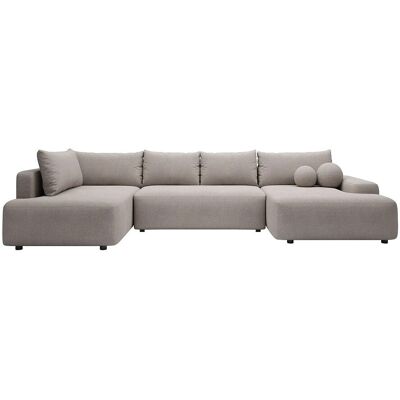 Vente-unique Schlafsofa Daviso Taupe 360 cm Vente-unique Schlafsofa Daviso Taupe 360 cm