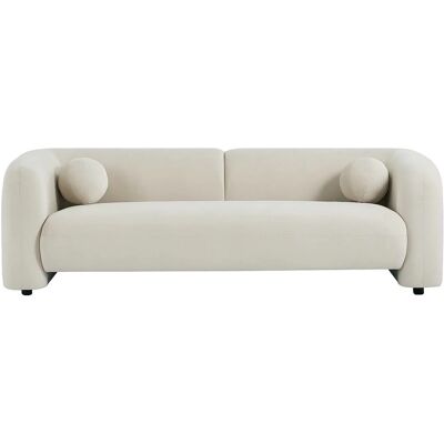 Vente-unique Sofa Ohne Schlafmöglichkeit Ovotas Beige 226 cm Vente-unique Sofa Ohne Schlafmöglichkeit Ovotas Beige 226 cm