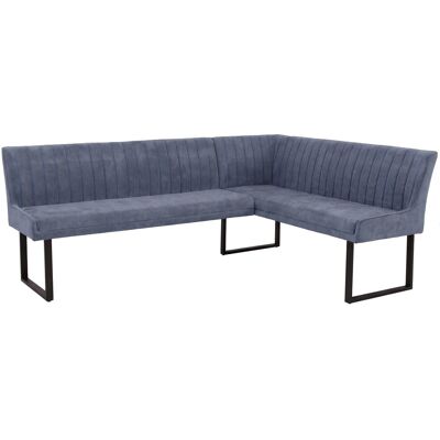 MCW Eckbank O82 Öko-Tex Chenille Stoff/Textil Metall 210x159cm Blau MCW Eckbank O82 Öko-Tex Chenille Stoff/Textil Metall 210x159cm Blau