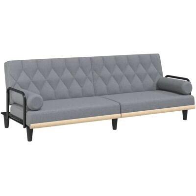 vidaXL Schlafsofa - Verstellbares Grau Polster vidaXL Schlafsofa - Verstellbares Grau Polster