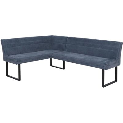 MCW Eckbank O81 Öko-Tex Chenille Stoff/Textil Metall 159x210cm Blau MCW Eckbank O81 Öko-Tex Chenille Stoff/Textil Metall 159x210cm Blau