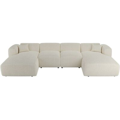 Maison Céphy POGNI Weiß 7-Sitzer Panorama-Ecksofa - Sofa Maison Céphy POGNI Weiß 7-Sitzer Panorama-Ecksofa - Sofa