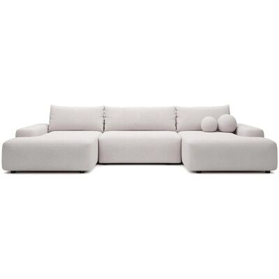 Vente-unique Schlafsofa Daviso Beige 360 cm Vente-unique Schlafsofa Daviso Beige 360 cm