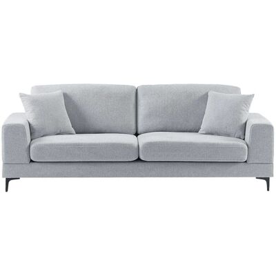 Vente-unique Sofa Ohne Schlafmöglichkeit Jamolo Hellgrau 227 cm Vente-unique Sofa Ohne Schlafmöglichkeit Jamolo Hellgrau 227 cm