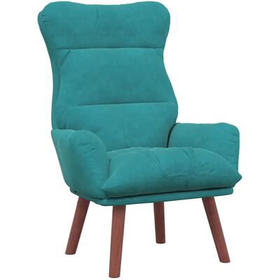 vidaXL Relaxsessel Türkis 69 x 74 x 93 cm Samt 42001843 vidaXL Relaxsessel Türkis 69 x 74 x 93 cm Samt 42001843