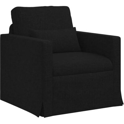vidaXL Sofa Schwarz 78 x 78 x 80 cm Stoff 42024350 vidaXL Sofa Schwarz 78 x 78 x 80 cm Stoff 42024350