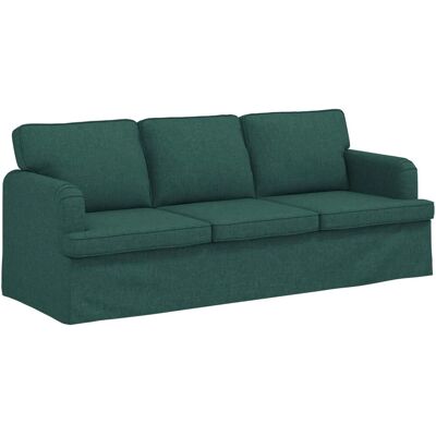 vidaXL Sofa Dunkelgrün 201 x 80 x 85 cm Stoff 42024500 vidaXL Sofa Dunkelgrün 201 x 80 x 85 cm Stoff 42024500