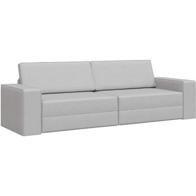 vidaXL Schlafsofa 200cm Wolkengrau Stoff 4106724 vidaXL Schlafsofa 200cm Wolkengrau Stoff 4106724