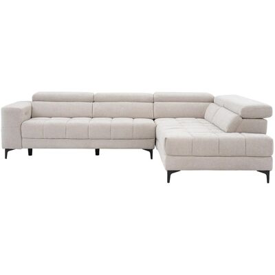 Vente-Unique Beiges Elektrisches Ecksofa - 5 Sitze Vente-Unique Beiges Elektrisches Ecksofa - 5 Sitze