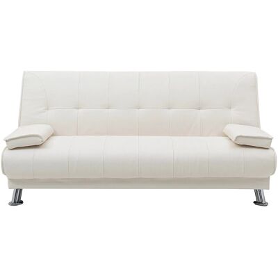 Vente-unique Schlafsofa Maxime Weiß 192 cm Vente-unique Schlafsofa Maxime Weiß 192 cm
