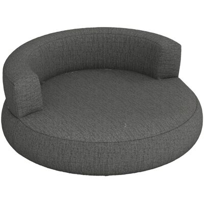 Costway Aufblasbares Sofa Luftsessel mit Abnehmbarem Leinen-Bezug Grau Costway Aufblasbares Sofa Luftsessel mit Abnehmbarem Leinen-Bezug Grau