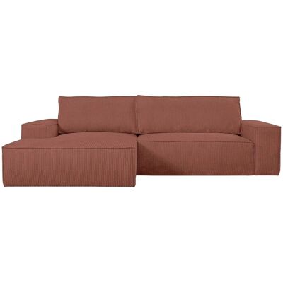 Vente-unique Linker Ecksofa mit Samt - Schlafsofa Vente-unique Linker Ecksofa mit Samt - Schlafsofa