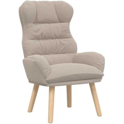 vidaXL Relaxsessel Hellgrau 69 x 74 x 93 cm Stoff 42001880 vidaXL Relaxsessel Hellgrau 69 x 74 x 93 cm Stoff 42001880
