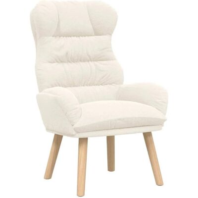 vidaXL Relaxsessel Creme 69 x 74 x 93 cm Stoff 42001881 vidaXL Relaxsessel Creme 69 x 74 x 93 cm Stoff 42001881
