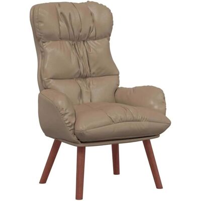 VidaXL - Relaxsessel - Cappuccino - Synthetisches Leder VidaXL - Relaxsessel - Cappuccino - Synthetisches Leder