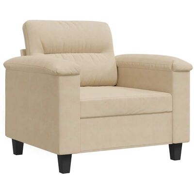 vidaXL Sessel Creme 60 cm Mikrofasergewebe 359553 vidaXL Sessel Creme 60 cm Mikrofasergewebe 359553