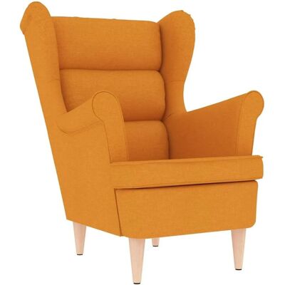 vidaXL Sessel Dunkelgelb 74x84x100 cm Stoff 4016904 vidaXL Sessel Dunkelgelb 74x84x100 cm Stoff 4016904