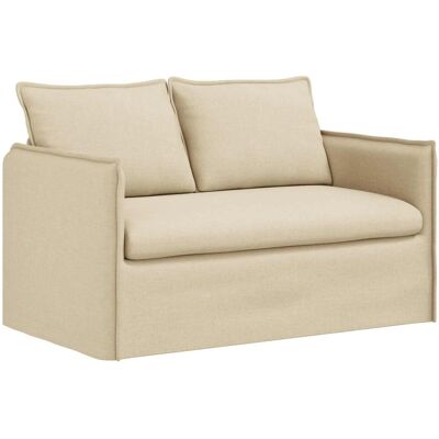 vidaXL Sofa Creme 136 x 82 x 85 cm Stoff 42024516 vidaXL Sofa Creme 136 x 82 x 85 cm Stoff 42024516