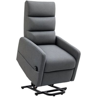 HOMCOM Fernsehsessel mit Aufstehhilfe Polyester Dunkelgrau 62B x 86,5T x 105H cm HOMCOM Fernsehsessel mit Aufstehhilfe Polyester Dunkelgrau 62B x 86,5T x 105H cm