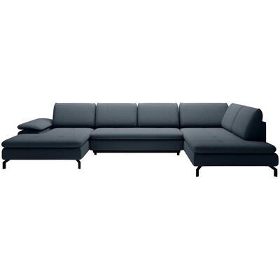 Vente-unique Schlafsofa Archibald Blau 347 cm Vente-unique Schlafsofa Archibald Blau 347 cm