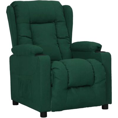 vidaXL Relaxsessel Dunkelgrün Stoff 339054 vidaXL Relaxsessel Dunkelgrün Stoff 339054