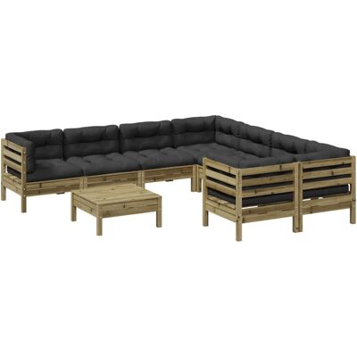 vidaXL Gartensofagarnitur - Robustes Outdoor-Möbelset vidaXL Gartensofagarnitur - Robustes Outdoor-Möbelset