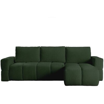 Vente-unique Schlafsofa Issoro Grün 301 cm Vente-unique Schlafsofa Issoro Grün 301 cm