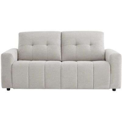 Vente-unique Schlafsofa Isistia Hellgrau 202 cm Vente-unique Schlafsofa Isistia Hellgrau 202 cm
