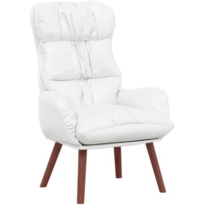 vidaXL Relaxsessel Weiß 69 x 74 x 93 cm Kunstleder 42001879 vidaXL Relaxsessel Weiß 69 x 74 x 93 cm Kunstleder 42001879