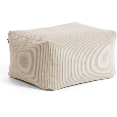 mokebo Pouf oder Hocker aus Cord Der Ruhestifter Sitzhocker oder Sitzpouf in Beige mokebo Pouf oder Hocker aus Cord Der Ruhestifter Sitzhocker oder Sitzpouf in Beige