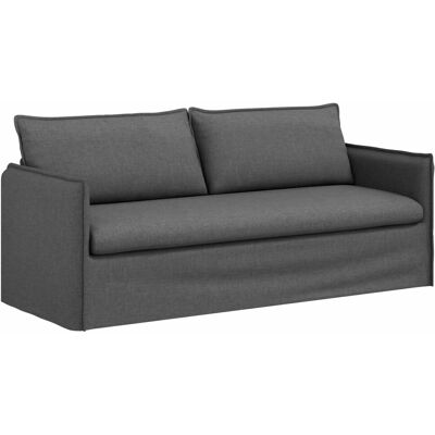 vidaXL Sofa Dunkelgrau 196 x 82 x 85 cm Stoff 42024526 vidaXL Sofa Dunkelgrau 196 x 82 x 85 cm Stoff 42024526