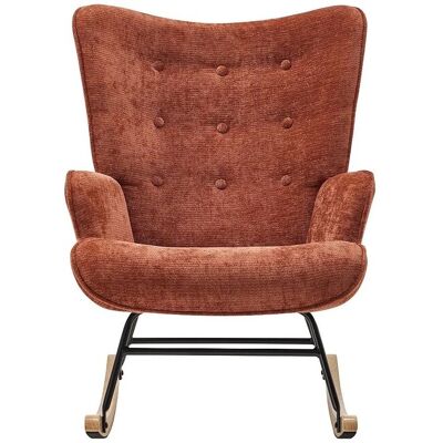 Vente-unique Sessel Mit Gerader Rückenlehne Elmina Terracotta 86 cm Vente-unique Sessel Mit Gerader Rückenlehne Elmina Terracotta 86 cm