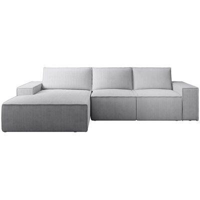 Vente-unique Schlafsofa Amelia Hellgrau 297 cm Vente-unique Schlafsofa Amelia Hellgrau 297 cm