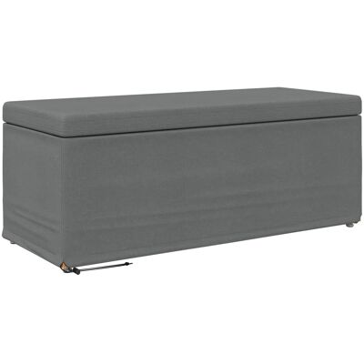 vidaXL Hocker Dunkelgrau 101 x 41 x 40 cm Stoff und Pressholz 876789 vidaXL Hocker Dunkelgrau 101 x 41 x 40 cm Stoff und Pressholz 876789