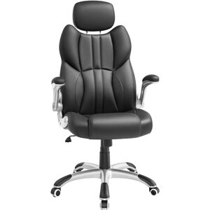 Songmics Gaming-Stuhl Stevon Wippfunktion Verstellbare Armlehnen Schwarz Songmics Gaming-Stuhl Stevon Wippfunktion Verstellbare Armlehnen Schwarz