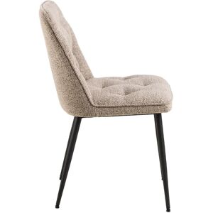 ebuy24 Brooke Esszimmerstuhl Bouclé Beige ebuy24 Brooke Esszimmerstuhl Bouclé Beige