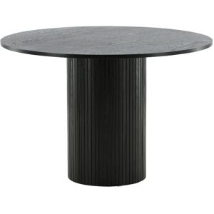 ebuy24 Bianca Esstisch Ø110cm Schwarzes Eichenfurnier ebuy24 Bianca Esstisch Ø110cm Schwarzes Eichenfurnier