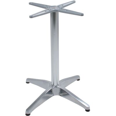 DELUKE Tischgestell LARA 4-Fuß Aluminium Silber 70x66x66cm Tischuntergestell Tischbeine DELUKE Tischgestell LARA 4-Fuß Aluminium Silber 70x66x66cm Tischuntergestell Tischbeine