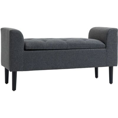 HOMCOM - Storage Bench - Dunkelgrau - 116x58x44 cm - Storage bench HOMCOM - Storage Bench - Dunkelgrau - 116x58x44 cm - Storage bench